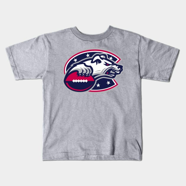 Columbus Wardogs Kids T-Shirt by MindsparkCreative